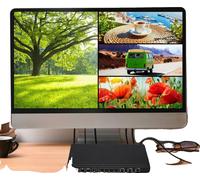 commutateur multimédia HD 4x1, prise en charge de la résolution 4K, plug and play, télécommande incluse