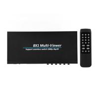 Commutateur multiviewer sans coupure, multiviewer HDMI 4K 8x1 avec commutation de signal sans coupure et division d'écran 8 canaux, bonne qualité,