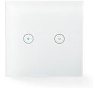 Nedis Commutateur mural SmartLife WIFIWS20WT Wi‑Fi Blanc