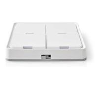 Commutateur mural SmartLife Nedis ZBWS40WT Blanc blanc G
