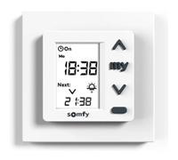 Commutateur mural - SOMFY - Chronis Uno - Blanc - 4 boutons - Volets roulants