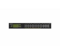NETGEAR GS324P Non-géré Gigabit Ethernet (10/100/1000) Connexion Ethernet, supportant l'alimentation via ce port (PoE) 1U Noir