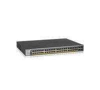 Commutateur NETGEAR GS752TP-300EUS Géré L2/L3/L4 48xGigabit Ethernet PoE+ 4xSFP 1G, budget PoE 380W, 1U, 104 Gbps, 16K MAC, VLAN, ACL