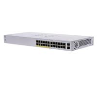 Commutateur Non administrable Cisco Business CBS110-24PP-D | 24 Ports GE | PoE partielle | Port partagé SFP 2x1G | Garantie limitée à Vie