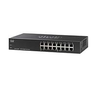 Commutateur Non géré Cisco SG110-16HP avec 16 Ports Gigabit Ethernet (GbE), Plus 64 W PoE, Protection à Vie limitée (SG110-16HP-EU)