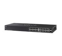 Commutateur Non géré Cisco SG110-24HP avec 24 Ports Gigabit Ethernet (GbE), Plus 100 W PoE, Protection à Vie limitée (SG110-24HP-EU)