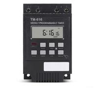 Commutateur numérique pour minuterie de relais, 30 A 6500 W, programmable hebdomadaire, montage sur rail DIN pour contrôle électrique domestique et industriel