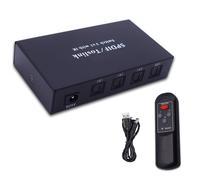Commutateur optique avec répartiteur audio numérique SPDIF Toslink 2 voies, 3 entrées 1 sortie, télécommande IR