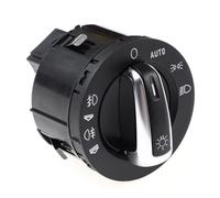 commutateur Phare Compatible Avec Pour RS6 2007, 2008, 2009, 2010, 2011 Et Pour A3 2008, 2009-2011 Commande De Phares Et De Feux Antibrouillard Chromée