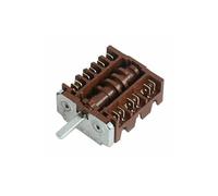 Commutateur plaque electrique 6+0 positions (95018-6857) Four, cuisinière C00013413 ARISTON HOTPOINT, BRANDT, INDESIT, SAUTER, BEKO, VEDETTE, THOMSON, SCHOLTES, THERMOR, FAGOR, VESTEL, FAR, WHIRLPOOL,