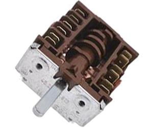 Commutateur plaque electrique 6+0 positions - Four, cuisinière - ARISTON HOTPOINT, BRANDT, INDESIT, SAUTER, VEDETTE, THOMSON, SCHOLTES, THERMOR, FAGOR