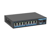 Commutateur POE 2.5G, commutateur Ethernet réseau 2.5g, 4 Ports, 8 Ports, hub LAN Non géré, sans Ventilateur, AI WTD, Plug and Play (Size : POE Switch 9 Port)