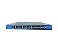 Commutateur POE géré en réseau, 24 Ports 10/100/1000M, commutateur Ethernet Gigabit de Couche 3 avec 8 emplacements SFP et 4 emplacements Fibre Optique SFP+ de Liaison Montante 10G