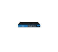 Commutateur POE Gigabit Complet commutateur Ethernet 10/100/1000M 300W Alimentation intégrée commutateur Intelligent AI (Size : EW-S1820CG-AP)