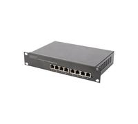Commutateur PoE+ Gigabit Ethernet - DIGITUS - L2+ Managed - 8 ports - Rackable - Idéal PME