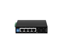 Commutateur POE Gigabit Industriel, 5/6 Ports, 100/1000 Base-t, DIN IP30, commutateur réseau Ethernet, Protection Contre la Foudre, Max BT90W (Size : ZX500-SWG1042S)