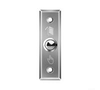 Commutateur pour porte Acier pour Contrôle Accès Mural Commutateur | Acier inoxydable , design étanche, montage type 86, reset automatique, activation tactile