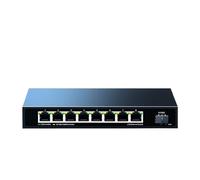 Commutateur réseau 2.5GbE à 8 Ports, commutateur Ethernet 2.5Gbps, Emplacement SFP + 10 go, Laboratoire Domestique, Petite Configuration, commutateur Plug and Play Non géré (Size : EU Adapter)