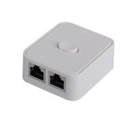 Commutateur réseau 2 ports,RJ45,sélecteur de commutateur réseau 2 ports,100 m 2 en 1 ou 1 en 2 sorties