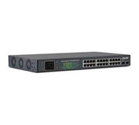 InLine Commutateur réseau PoE+ 24 ports 1 Gbit/s 2x SFP 19" (48,26 cm) métal, supports inclus