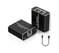 Commutateur réseau - NON - 2 ports RJ45 - Gigabit 1000 Mbps - Plug-and-play - Sans configuration