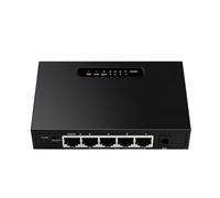 Commutateur réseau POE 1000Mps, commutateur Ethernet Non géré Gigabit à 5 Ports