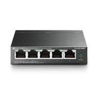 Commutateur réseau TP-Link TL-SG1005P Commutateur non géré avec 5 ports Gigabit et 4 ports PoE, idéal pour les caméras IP, les points d'accès et les