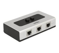 DeLOCK 87673 hub & concentrateur 1000 Mbit/s Noir, Gris - Hubs & concentrateurs (RJ-45, 1000 Mbit/s, Noir, Gris, Plastique, 68 mm, 112 mm)
