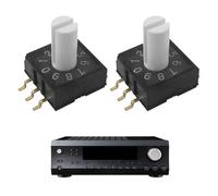 Commutateur Rm3haf 10, 2 pièces Commutateur de Codage à Cadran Rotatif, Encodeur Rotatif, avec Poignée 3: 3 pour Les équipements Audio/Vidéo, Les Contrôleurs de Jeu pour Lunii Ma Fabrique à Histoires