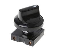 Commutateur rotatif 1.22x1.22x1.73 pouces, 4 positions, 3 vitesses, régulateur de ventilateur rotatif à 45 ° avec bouton pour souffleur de four électrique