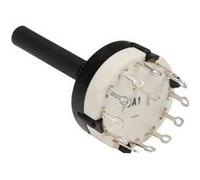 Switches COMMUTATEUR Rotatif 1 Circuit / 12 Positions - COSSES A SOUDER