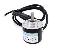 Commutateur rotatif 1 pièces C38S6G5-Z encodeur incrémental rotatif 50 100 200 360 400 500 1000P/R 2000PPR ABZ 5-24V DC sortie NPN E6B2-CWZ6C encodeur interrupteur industriel (Color : 400p R)