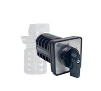 Commutateur rotatif à came 10A LW8, Conversion trois Positions, sélecteur de bouton transfert universel 1-5 pôles(10A 1P)