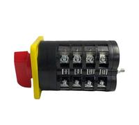 Commutateur rotatif à came LW5-16/4, trois positions, 690V, 16a, quatre pôles, changement principal, sélecteur manuel, Contact argenté