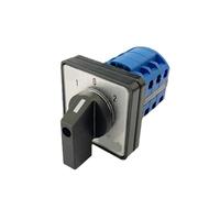 Commutateur rotatif à came monté sur rail 20A 660V 3 pôles | Commutateur rotatif à came pour rail avec 2/3/4/6/7 positions 20A 660V 3 pôles(0-1)