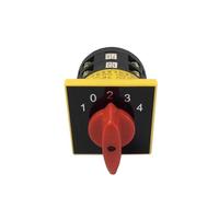 Commutateur rotatif à cames 5 positions LW6-2/D25Z, sélecteur universel A, bipolaire, 12 vis