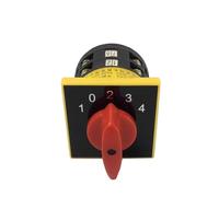 Commutateur rotatif à cames 5 positions LW6-2/D25Z, sélecteur universel, A, contact bipolaire, 12 vis
