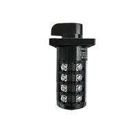 Commutateur rotatif manuel à cames HZ5B-20A à deux/trois positions, 1-4 pôles, contact argenté, commande de puissance(4P 16Terminals-01)