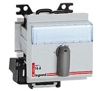 Commutateur rotatif modulaire 4 directions avec arrêt - 1P 16A 400V - 3 modules