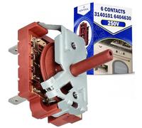 Commutateur rotatif pour four avec code original 3140101 640463 pour Gottak pour Teka. MONTERAL