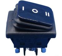 Commutateur sélecteur de came 30 A 3 positions IP55 (noir) | Boîtier en plastique robuste, capacité de charge de 30 A, moteur marche arrière, pour le contrôle de la vitesse
