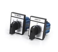 Commutateur sélecteur universel SZW26/LW26-20 YH5.3 LH3.3 20A 3 pôles 12 vis 4 positions Voltmètre 7 positions Interrupteur à came rotatif(20A YH5.3)