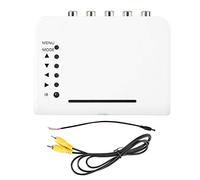 Commutateur séparateur vidéo quadriple pour caméras de Surveillance, système de Traitement de caméras à 4 canaux, Affichage sur 4 écrans avec réglages Miroir et Panorama,