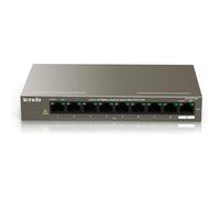 Tenda Switch PoE 9 Ports 10/100 Mbps Aves 8 Ports PoE, PoE Switch, 6KV Contre-Foudre, Plug and Play, Idéal pour la Maison, Les PME, Les Supermarchés et Les Restaurants (TEF1109P-8-63W)
