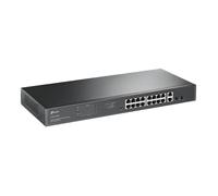 TP-Link Commutateur TL-SG1218MPE - 18 ports Gigabit, 16x PoE+ (192W) Easy Smart Rack 1U Noir