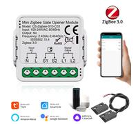 Commutateur Tuya Zigbee/WiFi,Module de contrôleur d'ouverture de porte de Garage intelligent,commande vocale par application,fonctionne avec Alexa Google Assistant - Type Zigbee need hub