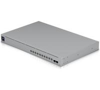 Commutateur Ubiquiti 1U, professionnel EtherlightingT PoE+++ avec (10) 10 GbE et (2) 10G SFP+ ports