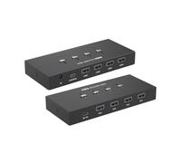 Commutateur USB 2.0 pour 4 claviers d'ordinateurs - Hub USB - Sélection pour PC portable - Partage de 4 périphériques - Clavier étendu - Imprimante