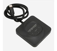 Commutateur USB C Bi Directionnel 2 Entrées 1 Sortie 8K 60Hz, 10Gbps Charge PD 100W Plug Play avec Indicateur Lumineux pour PC