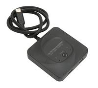 Commutateur USB C, Commutateur USB C Bidirectionnel 2 en 1 Sortie 2 Ordinateurs, écran HD 8K 60 Hz, Transfert de Données 10 Gbit/s, Charge PD 100 W, Répartiteur de Commutateur KVM